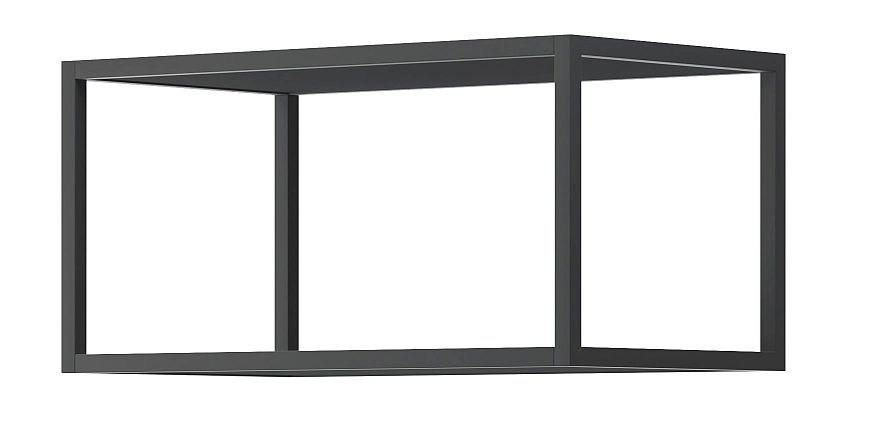 Ραφιέρα τοίχου 38106-ENJ-M-60 Μαύρο 60x30x35cm