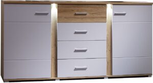 Μπουφές Spurt 170x87x43cm Φυσικό Golden craft+ Σαμπανί