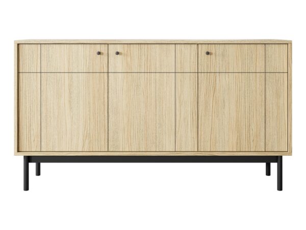Μπουφές Japandi Φυσικό Dab linea 153x83x39cm